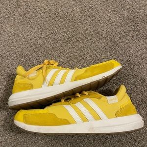 Yellow Adidas Tennis Shoes